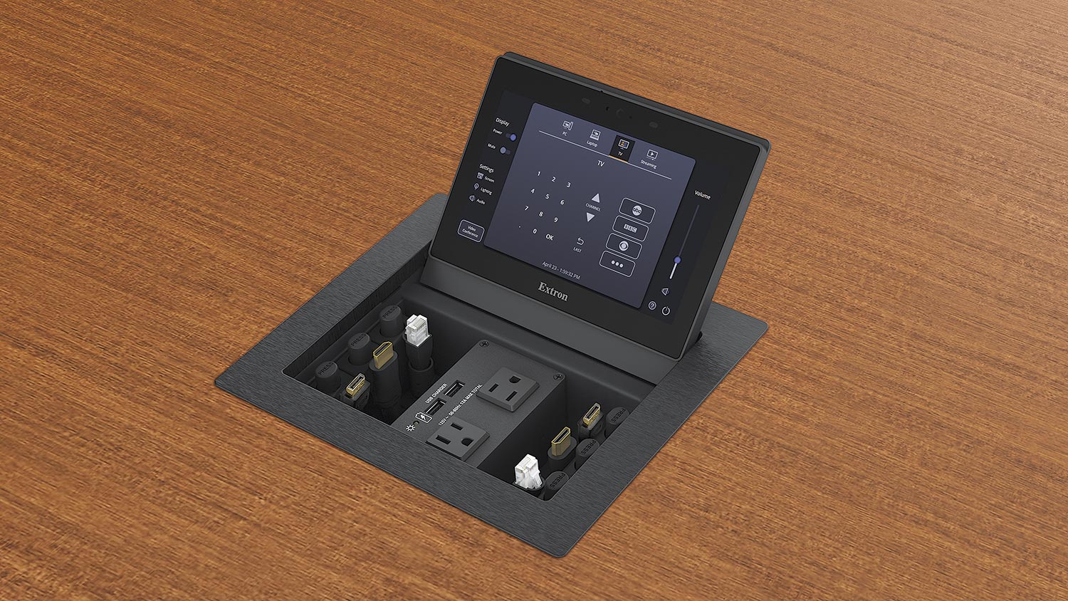 Extron control interface programming