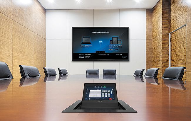 Custom AV control panel setup